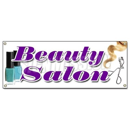 Signmission BEAUTY SALON BANNER SIGN hairdresser stylist colorist color haircuts B-Beauty Salon